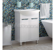 Тумба под раковину без столешницы Corozo Монро 50 белая