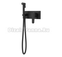 Гигиенический душ Teska Elsa Pro BTK6408 со смесителем, С ВНУТРЕННЕЙ ЧАСТЬЮ, черный