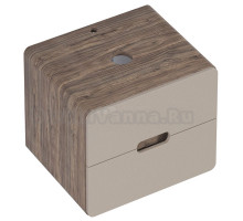 Тумба под раковину со столешницей 1MarKa Vortex 60, орех каньон, латте