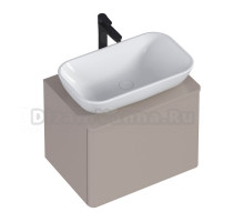 Тумба под раковину со столешницей 1MarKa Wish 60, cappuccino