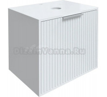 Тумба под раковину со столешницей 1MarKa Estel 60, белая