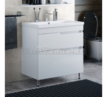 Тумба под раковину без столешницы Corozo Теона Z2 80 белая