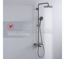 Душевая стойка Raglo R20.26.09 с термостатом, графит