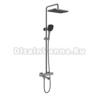 Душевая стойка Raglo R22.26.09 с термостатом, графит