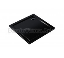 Поддон для душа МЕТАКАМ Apart Black 800*800*140 глянцевый черный