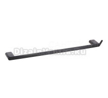 Полотенцедержатель Bemeta Organic Black 167104360 с крючком, 55 см, черный матовый