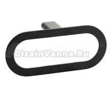 Полотенцедержатель Bemeta Organic Black 167104380 кольцо, 25 см, черный матовый