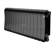 Радиатор биметаллический Royal Thermo Infinity V 300 14 секций, нижнее подключение, Noir Sable