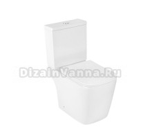 Унитаз-компакт напольный Royce Crown RCT-152204WH безободковый, с микролифтом