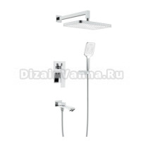 Душевой комплект Raglo R01.27 С ВНУТРЕННЕЙ ЧАСТЬЮ, хром