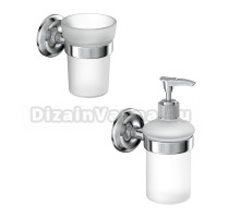 Набор Стакан Fora Drop FOR-DP044 + Дозатор FOR-DP021