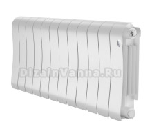 Радиатор биметаллический Royal Thermo Infinity 300 12 секций, Bianco Traffico