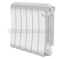Радиатор биметаллический Royal Thermo Infinity 300 6 секций, Bianco Traffico