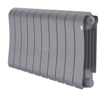 Радиатор биметаллический Royal Thermo Infinity 300 10 секций, Silver Satin