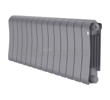 Радиатор биметаллический Royal Thermo Infinity 300 14 секций, Silver Satin