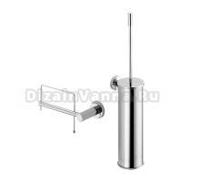 Набор Держатель Colombo Design Plus W4908.SX + Ершик W4962 хром