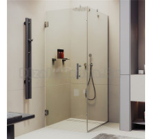 Душевой уголок Maybahglass MGY-1303-4 90х90 см, профиль глянцевый хром, стекло прозрачное