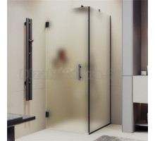 Душевой уголок Maybahglass MGY-1305-6 100х100 см, профиль матовый черный, стекло сатин