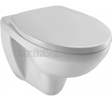 Унитаз подвесной Jacob Delafon Patio EDV102-00 17503 с микролифтом, безободковый, глянцевый белый
