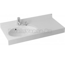 Мебельная раковина AQUATON Отель 100 L с навесами и диспенсером