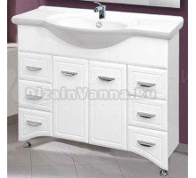 Тумба под раковину без столешницы Misty Дрея 105 6 ящиков