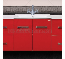 Тумба под раковину без столешницы Misty Атланта 60 красная