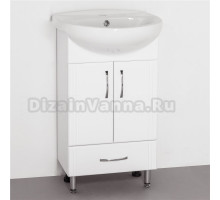Тумба под раковину без столешницы Style Line Эко Стандарт №9/1Б 50 белая