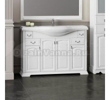 Тумба под раковину без столешницы Opadiris Риспекто 120 белая матовая