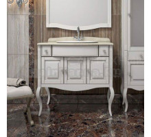 Тумба под раковину без столешницы Opadiris Лаура 100 белая матовая