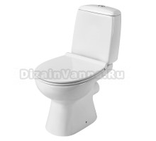 Унитаз-компакт напольный Santek Цезарь 1WH302415 с микролифтом, белый