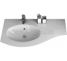 Мебельная раковина Cezares 50153 104х52 L bianco