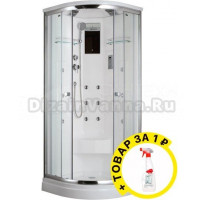 Душевая кабина Timo Lux Lux T-7709 + средство для душевых кабин