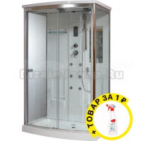 Душевая кабина Timo Lux Lux T-7715 + средство для душевых кабин
