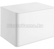 Тумба под раковину со столешницей STWORKI Ноттвиль 60 белая, без выреза под смеситель