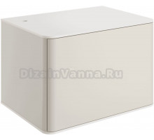 Тумба под раковину со столешницей STWORKI Ноттвиль 60 бежевый шелк, с отверстием под смеситель