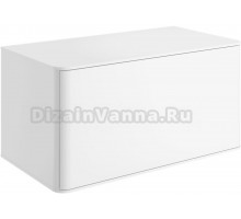 Тумба под раковину со столешницей STWORKI Ноттвиль 80 белая, без выреза под смеситель