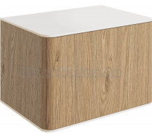 Тумба под раковину со столешницей STWORKI Ноттвиль 60 дуб верона, без выреза под смеситель