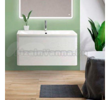 Тумба под раковину без столешницы BelBagno Albano 90 подвесная, bianco lucido