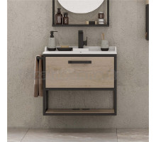 Тумба под раковину без столешницы AQUATON Лофт Фабрик 65 дуб эндгрейн