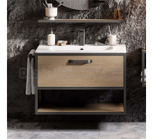 Тумба под раковину без столешницы AQUATON Лофт Фабрик 80 дуб кантри