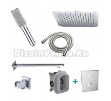 Душевой комплект Clever Up! Urban 61107 С ВНУТРЕННЕЙ ЧАСТЬЮ, хром