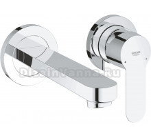Смеситель для раковины Grohe BauEdge 20474000 С ВНУТРЕННЕЙ ЧАСТЬЮ хром