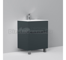 Тумба под раковину без столешницы AM.PM Tender 60 напольная, графит