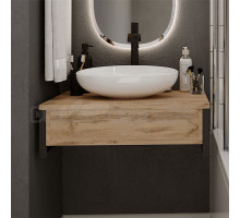 Тумба под раковину без столешницы 1MarKa Grunge Loft 80 дуб вотан