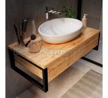 Тумба под раковину без столешницы 1MarKa Grunge Loft 90 дуб вотан