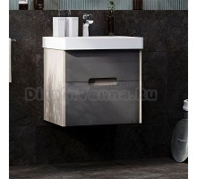 Тумба под раковину без столешницы AQUATON Оливия 55 грей/дуб ойстер