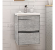 Тумба под раковину без столешницы Art&Max Family 40, подвесная, Cemento Veneto