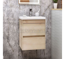 Тумба под раковину без столешницы Art&Max Family 50, подвесная, Pino Bianco