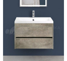 Тумба под раковину без столешницы Art&Max Family 75, подвесная, Cemento Veneto