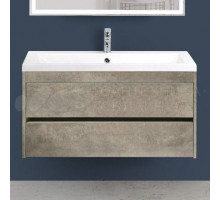 Тумба под раковину без столешницы Art&Max Family 100, подвесная, Cemento Veneto